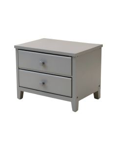 Kit 2 - Drawer Nightstand In Gray (synthetic illustration; no displayed measurements)