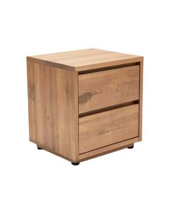 Teter Solid Wood 2 - Drawer End Table (synthetic illustration; no displayed measurements)