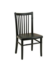 Reed Bridge Dining Chair - Black (synthetic illustration; no displayed measurements)