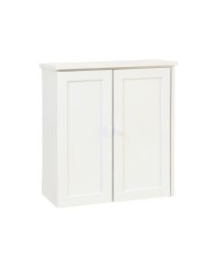 Birch Bend Wall-Mounted Laundry Cabinet - White