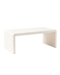 Harbor Bridge Indoor Bench - White (synthetic illustration; no displayed measurements)
