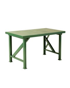 Birch Brook Empty Workshop Workbench - Green (synthetic illustration; no displayed measurements)