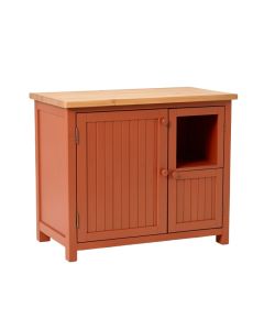 Wren Bend Freestanding Laundry Folding Counter - Terracotta (synthetic illustration; no displayed measurements)