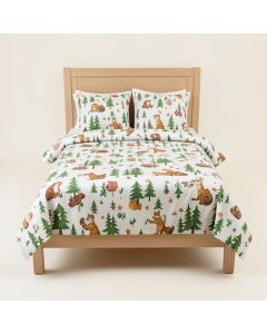 Forest Park 6 Piece Crib Bedding Set (synthetic illustration; no displayed measurements)