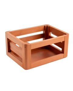 Holly Bluff Empty Furniture-Style Pet Crate - Terracotta