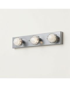 3-Light Industrial Bathroom Vanity Light Metal Wire Cage Wall Sconce Wall Lamp (synthetic illustration; no displayed measurements)