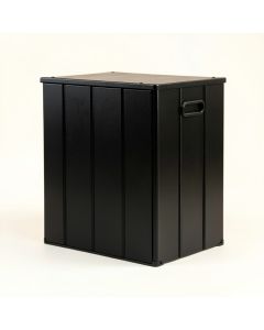 River Dale Closed Outdoor Storage Box - Black (synthetic illustration; no displayed measurements)