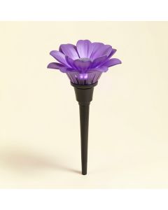 Lily Flower Solar Powered Garden Stake Light Multi-Color Change Led Light (synthetic illustration; no displayed measurements)