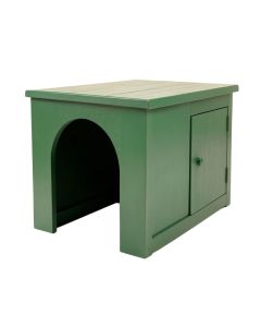 Heath Bluff Empty Furniture-Style Litter Enclosure - Green (synthetic illustration; no displayed measurements)