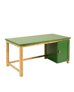 Bay Crossing Empty Workshop Workbench - Green (synthetic illustration; no displayed measurements)
