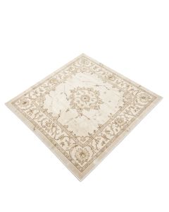 Fairmont Huntington Marble Border Power Loom Ivory Rug