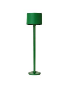 Stone Brook Floor Lamp With A Plain Fabric Shade - Green (synthetic illustration; no displayed measurements)