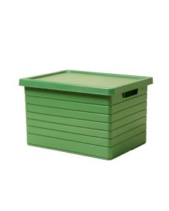 Pine Bridge Closed Outdoor Storage Box - Green (synthetic illustration; no displayed measurements)