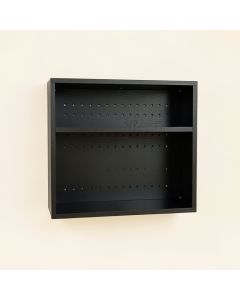 Clay Canyon Empty Wall-Mounted Tool Organizer Panel - Black (synthetic illustration; no displayed measurements)