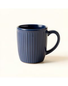 Holly Arc Ceramic Mug - Navy (synthetic illustration; no displayed measurements)