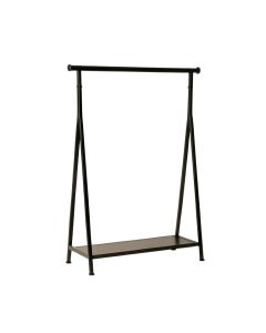 Pine Crest Empty Garment Rack - Black (synthetic illustration; no displayed measurements)