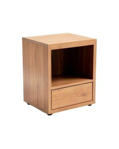 Arsenault End Table With Storage (synthetic illustration; no displayed measurements)