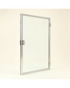 39 '' W X 72 '' H Door Opening Frameless Shower Door (synthetic illustration; no displayed measurements)