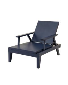 Spruce Branch Outdoor Lounge Chair - Navy (synthetic illustration; no displayed measurements)