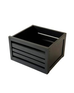 Moss Brook Empty Furniture-Style Litter Enclosure - Black (synthetic illustration; no displayed measurements)