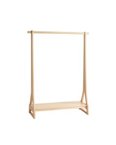 Flint Bend Empty Garment Rack - Beige (synthetic illustration; no displayed measurements)