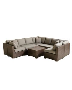 Ewura 6 Piece Sectional Seating Group With Cushions