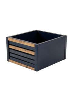 Lake Bluff Empty Furniture-Style Litter Enclosure - Navy