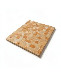 Roman Selection Glass Mosaic Tile In Raw Ginger (synthetic illustration; no displayed measurements)