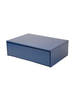 Cedar Field Desktop Monitor Riser - Blue (synthetic illustration; no displayed measurements)