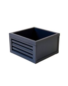 Willow Canyon Empty Furniture-Style Litter Enclosure - Navy