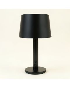 Clybourn 33.46 '' Black Clip On With Usb And Outlet (synthetic illustration; no displayed measurements)