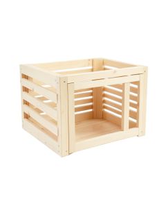 Slate Falls Empty Furniture-Style Pet Crate - Ivory (synthetic illustration; no displayed measurements)
