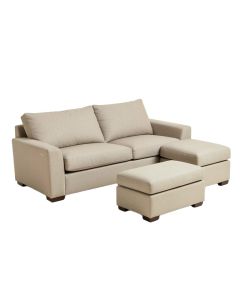 Jacober 76 '' Wide Reversible Sofa & Chaise With Ottoman