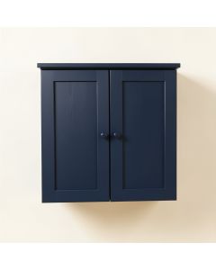 Clay Branch Wall-Mounted Laundry Cabinet - Navy (synthetic illustration; no displayed measurements)