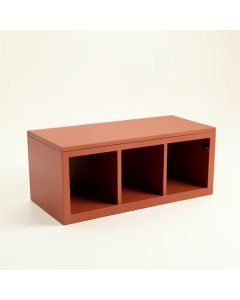 Clay Dale Shoe Storage Bench - Terracotta (synthetic illustration; no displayed measurements)