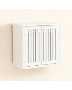 Wren Bluff Wall-Mounted Laundry Cabinet - White (synthetic illustration; no displayed measurements)