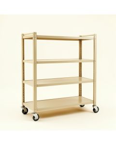 Stone Bend Empty Rolling Workshop Cart - Beige (synthetic illustration; no displayed measurements)
