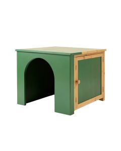 Field Brook Empty Furniture-Style Litter Enclosure - Green (synthetic illustration; no displayed measurements)