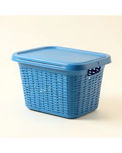 Cliff Crossing Laundry Hamper - Blue (synthetic illustration; no displayed measurements)