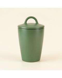 Slate Branch Storage Canister With Lid - Green (synthetic illustration; no displayed measurements)