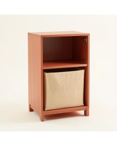 Briar Bridge Freestanding Pull-Out Hamper Cabinet - Terracotta (synthetic illustration; no displayed measurements)