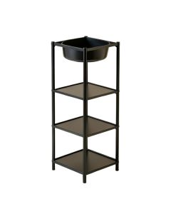 4 Tier Plant Stand Garden Planter Metal Flower Pot Rack Corner Shelving Indoor Outdoor (synthetic illustration; no displayed measurements)