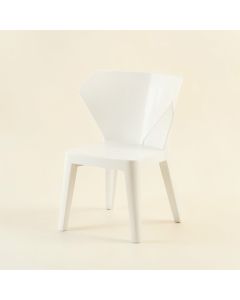 Juniper Arc Small Chair - White (synthetic illustration; no displayed measurements)