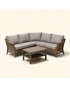 Ottery Patio 3 Piece Seating Group With Cushions (synthetic illustration; no displayed measurements)