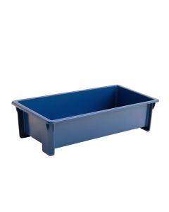 Dune Canyon Empty Railing Planter With Integral Brackets - Blue (synthetic illustration; no displayed measurements)
