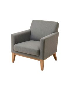 26 '' Wide Polyester Armchair (synthetic illustration; no displayed measurements)