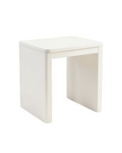Aspen Bluff Side Table - White
