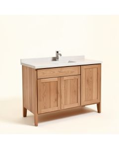 Chestnut 60 '' Double Bathroom Vanity (synthetic illustration; no displayed measurements)