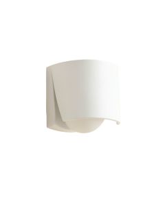 Bay Branch Wall Sconce Mounted On A Plain Wall - White (synthetic illustration; no displayed measurements)