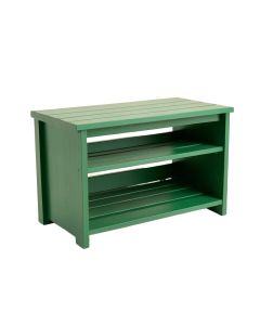 Elm Edge Shoe Storage Bench - Green (synthetic illustration; no displayed measurements)